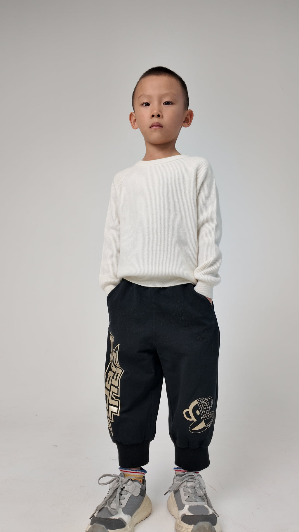 Heavyweight Tricolor Crewneck