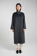 Stand-collar Straight Cut