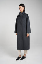 Stand-collar Straight Cut